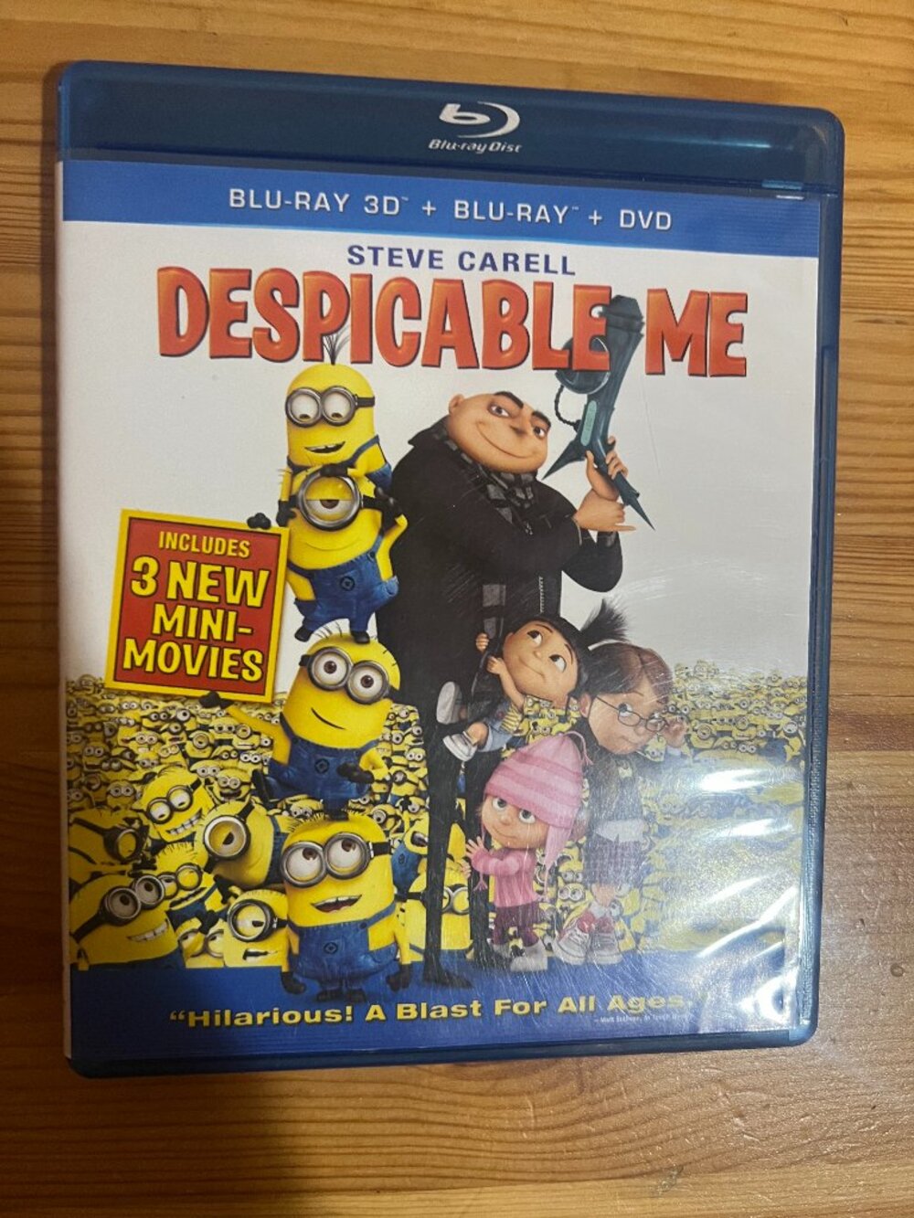 Despicable Me (Blu-ray 3D / Blu-ray / DVD) No Digital Used Good Condition $10